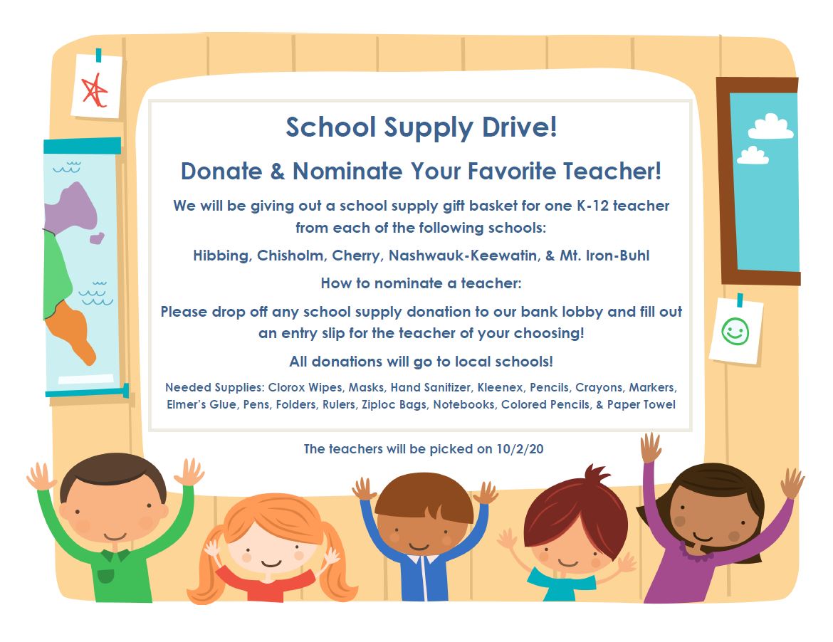 School Supply Drive Poster